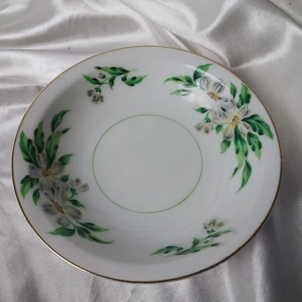 HIRA FINE CHINA JAPAN DESERT GARDENIA FRUIT BOWL